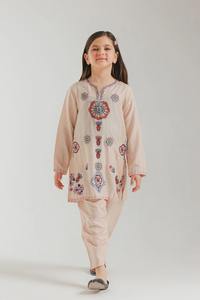 Tunique orientale pour enfants Robe tunique brodée pour filles Vêtements élégants pour filles - Product Image 2