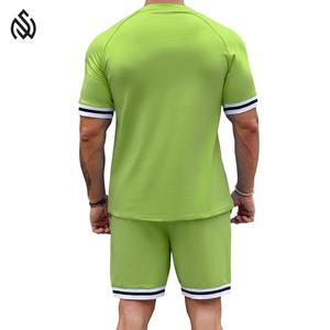 New Design T-<b>shirt</b> and Short Set 2 Pieces for <b>Mens</b> Summer Casual T-<b>shirt</b> and Short Suit - Product Image 4