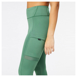 Vente en gros de leggings taille haute 2025 coton 100% personnalisés pour femmes, sans couture, décontracté, impression unie ODM, couleur personnalisée, taille Gym Yoga - Product Image 4