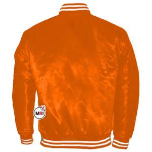 2023 personnalisé Satin sport coupe-vent Bomber veste pour hommes brodé Sublimation impression support pour extérieur basket-ball hiver - Product Image 4