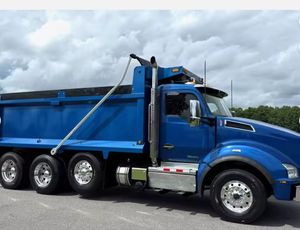 รถบรรทุก Kenworth T880 Tri Axle Dump Truck ปี 2021 มือสอง ราคาประหยัด 485 แรงม้า เกียร์อัตโนมัติ 6 สปีด - Product Image 2