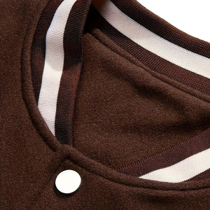 New Arrival 2025 Men Embroidery <b>Patch</b> Warm College <b>Jacket</b> Bomber Letterman Varsity <b>Jacket</b> for Men - Product Image 3