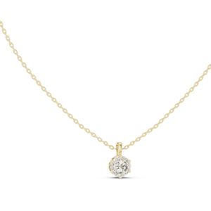 Collier pendentif en diamant VVS-VS EF créé en laboratoire 1 CT, or rose, jaune, blanc 18 carats, 14 carats, bijoux de luxe pour femmes - Product Image 3