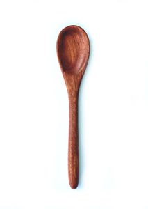 Cuchara infantil de madera de diseño elegante, utensilios de cocina para servir arroz, herramientas de cocina para restaurante, hogar y mesa. - Product Image 6