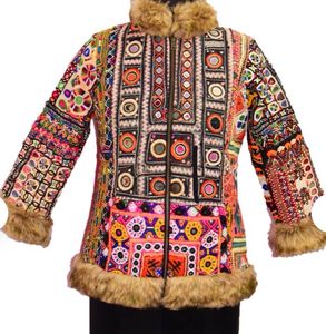 แจ็คเก็ตเครื่องบินทิ้งระเบิดวินเทจสำหรับตู้เสื้อผ้าของเธอกับปกขนสัตว์ - Product Image 3