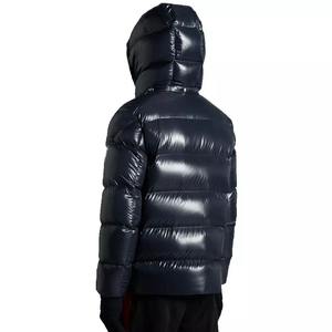 Manteaux rembourrés pour hommes Veste à bulles avec capuche Vestes à bulles pour l'hiver Logo personnalisé tissu personnalisé décontracté 10 pièces - Product Image 2