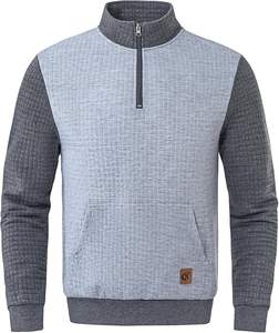 Hot Selling Customized Logo Printing 100% Cotton Solid Fabric <b>Men</b> Sweatshirt Casual Style Comfortable Loose Fit Most Demanded - Product Image 1