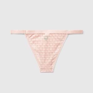 Nouveauté Culotte string pour femme 100% coton respirante taille haute quotidienne unie style bikini sexy tricotée teinte unie - Product Image 4