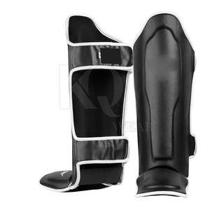 Espinilleras Urbanas de Cuero, Protección Profesional, Ligeras, Ajustables, Resistentes y Duraderas, Perfectas para Entrenamiento de Fútbol y Deportes - Product Image 2