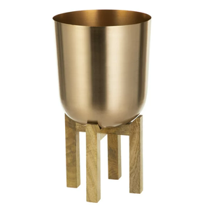 Nique and eSign ininimal ececor OUND lanter con ooooden and tand esesign ololden uuxury ecndoor ecoration para Home, ffice & otel - Product Image 1