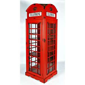 Cabina telefónica de Londres hecha a mano, Color rojo, personalizable para decoración de eventos de boda, uso de cabina telefónica roja, pantalla de suelo - Product Image 6