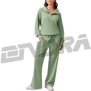 ชุดวอร์มซิปครึ่งตัวสำหรับผู้หญิง ดีไซน์กระชับสวมใส่สบาย ระบายอากาศได้ดี เหมาะสำหรับออกกำลังกาย แฟชั่นสตรีทแวร์ ท่องเที่ยว และสวมใส่ได้ตลอดวัน - Product Image 1