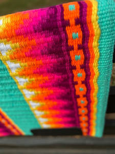 Western Show Horse Saddle Blanket Diseño de Nueva Zelanda Manta de sillín de lana hecha a mano Top Wool Saddle Pad Size - Product Image 4