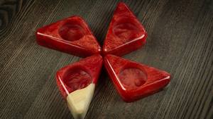 Porte-bougie en résine et bois artisanal, décoration de table, bougeoir pour bougie chauffe-plat, forme personnalisée, maison, bureau, hôtel - Product Image 4