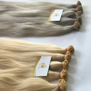 Extensions de cheveux humains de type I-U-V, pointes en kératine de couleur claire, cuticules alignées, cheveux vierges, couleurs personnalisables, toutes les couleurs conviennent - Product Image 1