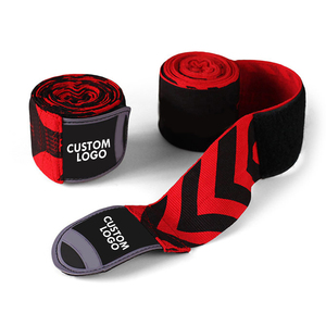 Vendas de Boxeo de Última Moda en Color Rojo y Negro con Contraste, Certificación CE, Logotipo Personalizado, Servicio OEM ODM, Vendas de Boxeo de Algodón Duradero para Entrenamiento - Product Image 1