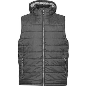 Nouveau design, mode hiver, logo personnalisé, Chauffe-corps hiver gonflé, gilet à col montant pour hommes, vestes bouffantes sans manches - Product Image 5