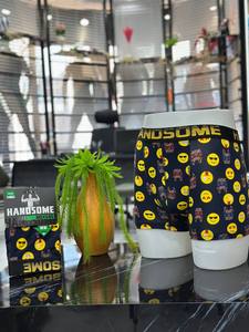 High Quality <b>Men's</b> Mid Rise Cotton Spandex Boxer Briefs Stretch <b>Underwear</b> Plaid Pattern Breathable Quick Dry for Daily Comfort - Product Image 2