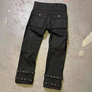 Jeans pour hommes de haute qualité, confortables et respirants, jambe droite, décontracté, mode, bouton, jambe de lanterne solide, hiver, automne, été - Product Image 2