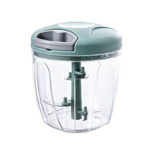 Picadora manual <span class=keywords><strong>de</strong></span> plástico multifuncional para ajo, procesador <span class=keywords><strong>de</strong></span> alimentos, picadora <span class=keywords><strong>de</strong></span> verduras, jengibre y carne, <span class=keywords><strong>cortador</strong></span> <span class=keywords><strong>de</strong></span> cebolla portátil <span class=keywords><strong>de</strong></span> mano. - Product Image 6