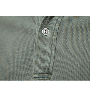 Polos respirants en tissu de coton de nouveau style pour hommes vêtements décontractés en gros polos à manches courtes élégants pour adultes - Product Image 5