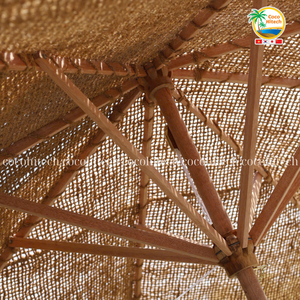 Sombrilla de Fibra de Coco Natural Increíble con Calidad Premium Ecológica de 280 cm de Diámetro para Uso en Jardín por COCO HITECH - Product Image 2