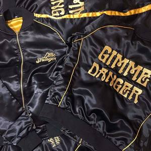 Wholesale Custom Logo Satin Bomber <b>Jacket</b> Vintage Streetwear Design for <b>Women</b> Men Fashionable Spring Winter Plus Size Varsity - Product Image 3