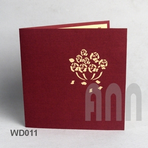 การ์ดป๊อปอัปตัดด้วยเลเซอร์ทำมือการ์ด3D ดอกไม้เวียดนามสำหรับวันวาเลนไทน์วันเกิดปีใหม่ของที่ระลึกทำจากกระดาษ - Product Image 6