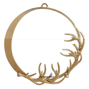 Décorations de maison modernes et luxueuses, sculpture simple en or, ornement en forme d'anneau, décoration intérieure pour le salon, le bureau, décoration de la maison - Product Image 4