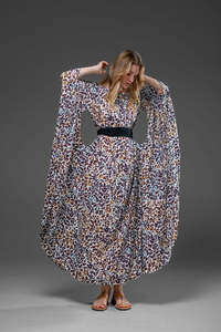 Nuevo diseño de ropa, moda modesta, caftán, vestido de Organza de lujo para mujer, vestido modesto brillante, vestido de noche elegante con diseño de volantes - Product Image 6