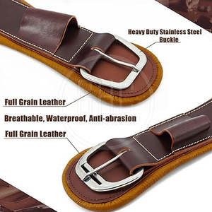 Cincha para Caballo Ligera de Acero Inoxidable y Cuero, Cómoda, con Opciones Personalizables, en Oferta - Product Image 2