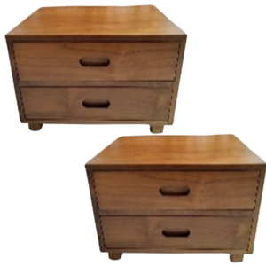 Outdoor <b>Tables</b> Furniture Size 50X40X45 Has 2 Drawers The Main Material Is Solid Teak <b>Wood</b> With A Smooth Finish - Product Image 2