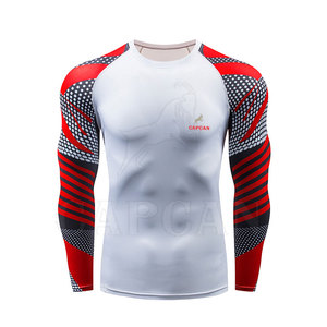 Rashguard pour homme à manches longues, couleur personnalisée, best-seller des fabricants professionnels (Spandex/Nylon respirant et à séchage rapide) - Product Image 1
