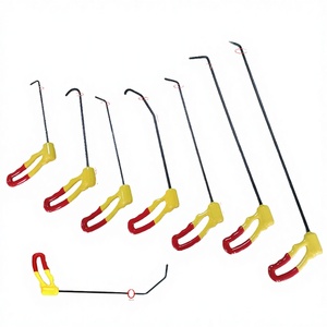 เครื่องมือซ่อมแซมรอยบุ๋มแบบหมุนได้ 8 ชิ้นพร้อมด้ามจับกันลื่นสำหรับการซ่อมแซมแผงตัวถังรถยนต์ - Product Image 2