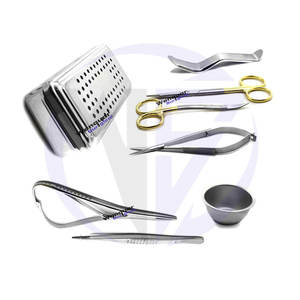 Kit de chirurgie osseuse dentaire professionnel 8 pièces Instruments d'implantation manuels en acier inoxydable Remplacement des dents Prix de gros - Product Image 1