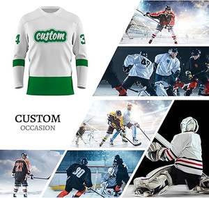 Uniforme de Hockey sobre Hielo Unisex Personalizado al por Mayor, de Alta Calidad, Cómodo, de Secado Rápido y Transpirable, Servicio OEM en Venta - Product Image 1