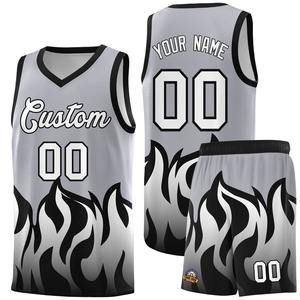 Ensemble de maillots et shorts d'équipe personnalisés à des prix de gros Uniformes de basket-ball de qualité supérieure avec motifs imprimés sur mesure pour vêtements de sport - Product Image 4
