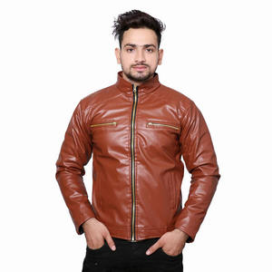Blouson d'hiver Vintage en cuir de vache véritable pour homme, vêtement de Moto Racer élégant et de haute qualité, prix raisonnable, OEM - Product Image 3