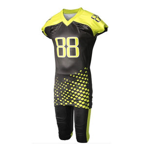 Uniformes de Fútbol Americano de Alta Calidad, Tallas Grandes, Transpirables, Manga Corta, 100% Poliéster, Diseño Personalizado OEM, Último Diseño - Product Image 2