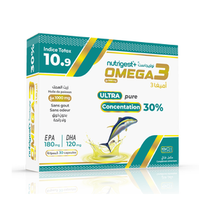 นิวทริเจสท์+ โอเมก้า 3 30% ซอฟเจลแคปซูลสำหรับผู้ใหญ่ - Product Image 1