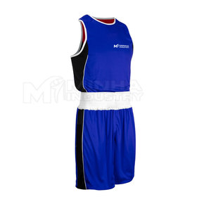 Gilet de boxe et kit court uniforme de boxe 100% uniformes en polyester uniforme de boxe unisexe à vendre 2025 - Product Image 1