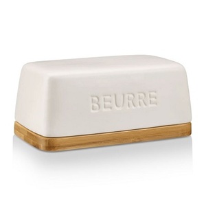 Wholesale Stainless Steel Butter Box With Wood Lid Food Grade Chrome Plated Knob - Product Image 4