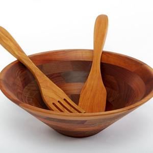 Servidores de ensalada Jumbo Juego de resina artesanal de 2 Juego de cuencos de Venta caliente Hecho EN LA India Incluye juego de servidor de ensalada de madera - Product Image 5
