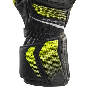 Guantes Largos de Cuero para Motociclismo de Alta Protección con Nudillos Reforzados - Product Image 5