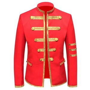 Blazer de Terciopelo de Doble Botonadura con Rayas Doradas, Ajustado, Transpirable y de Alto Rendimiento para Hombre, Chaqueta de Lujo para Bodas y Fiestas - Product Image 4