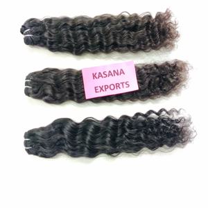 Cheap Indian Virgin Cuticle Aligned Unprocessed 100% Bundle Natural Color <b>Black</b> machine double weft Women Human <b>Hair</b> <b>Extensions</b> - Product Image 5