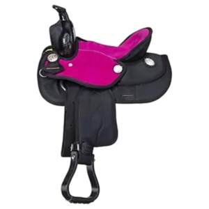 Custom Designer Premium Leather Synthetic Western Barrel <b>Racing</b> English Horse Saddle Tack Set Comfortable Durable Indian <b>Seat</b> - Product Image 3