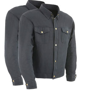 Veste en jean pour homme à prix raisonnable pour une utilisation en extérieur, décontractée et streetwear, veste en jean pour homme de couleur unie - Product Image 1