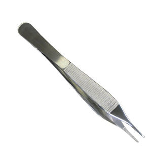 Pinzas Adson Reutilizables con Punta Fina de Acero Inoxidable, Certificación ISO 13485 y CE para Uso Quirúrgico Profesional, Agarre de Precisión - Product Image 4
