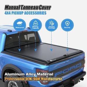 Couvre-caisse de camionnette en aluminium rétractable, couvre-caisse de camionnette Ram Ranger, meilleure protection de la benne, résistant aux intempéries - Product Image 5